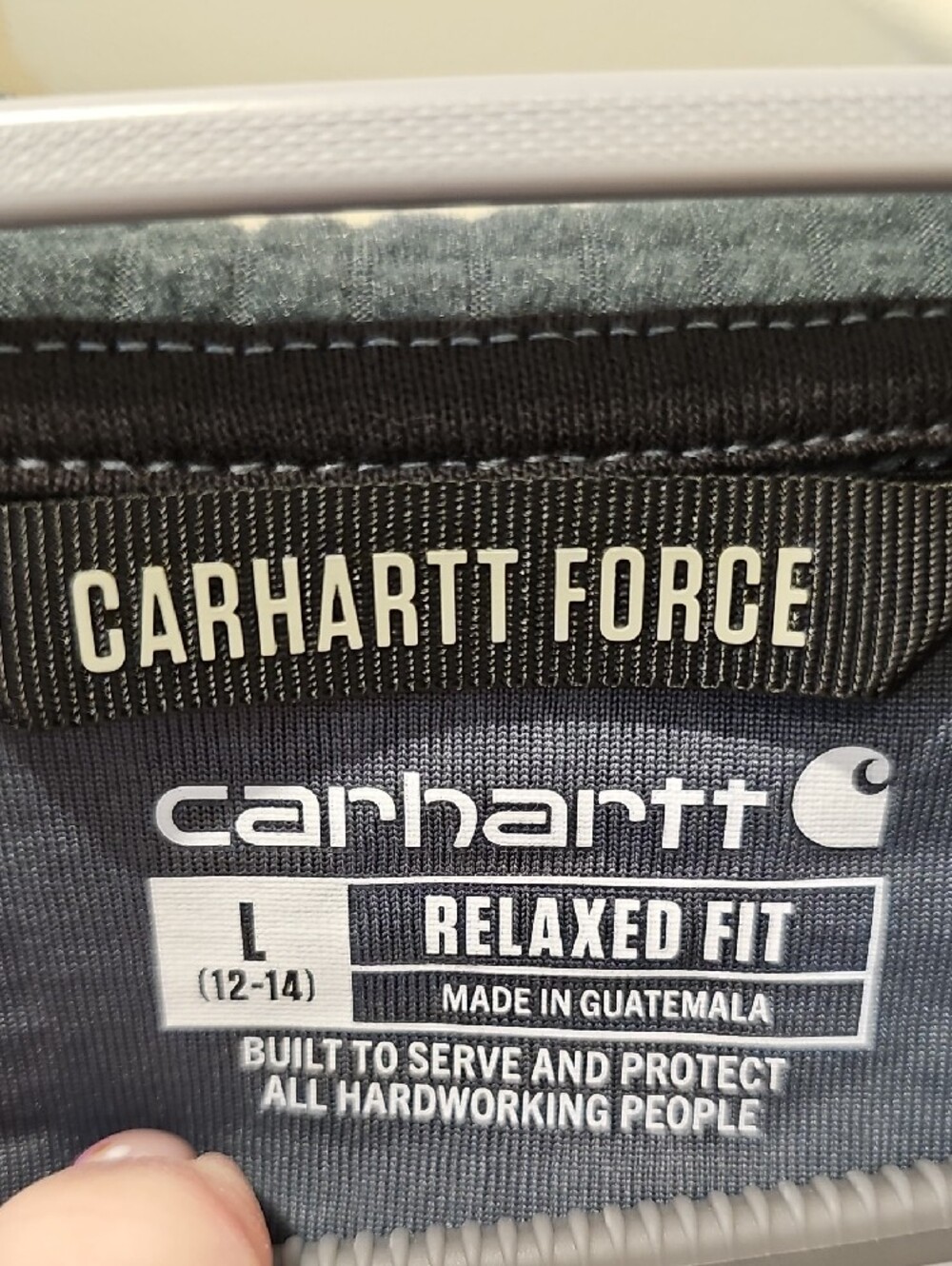 Carhartt Force Relaxed Fit Half-Zip Hooded Pullover; NWT; Size Large - Picture 8 of 12